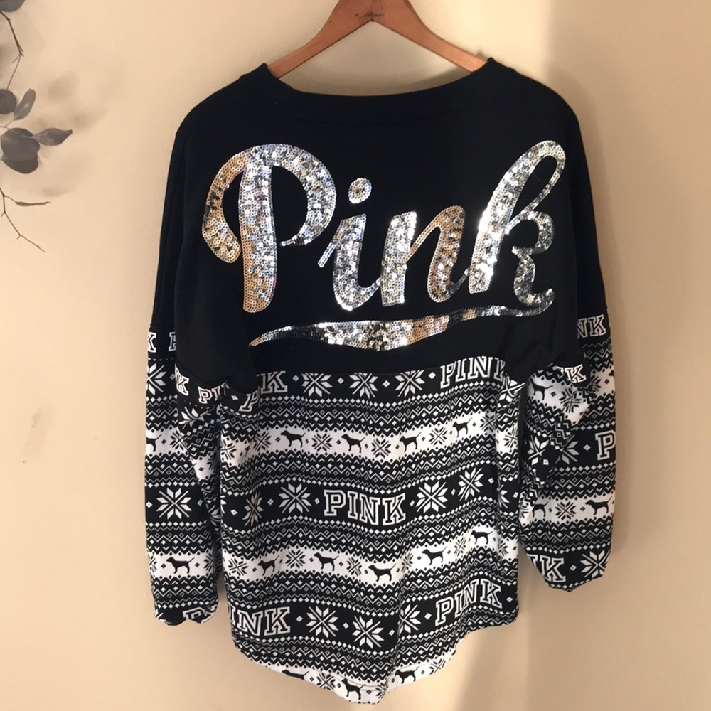 PINK Winter Jersey Sweater ❄️